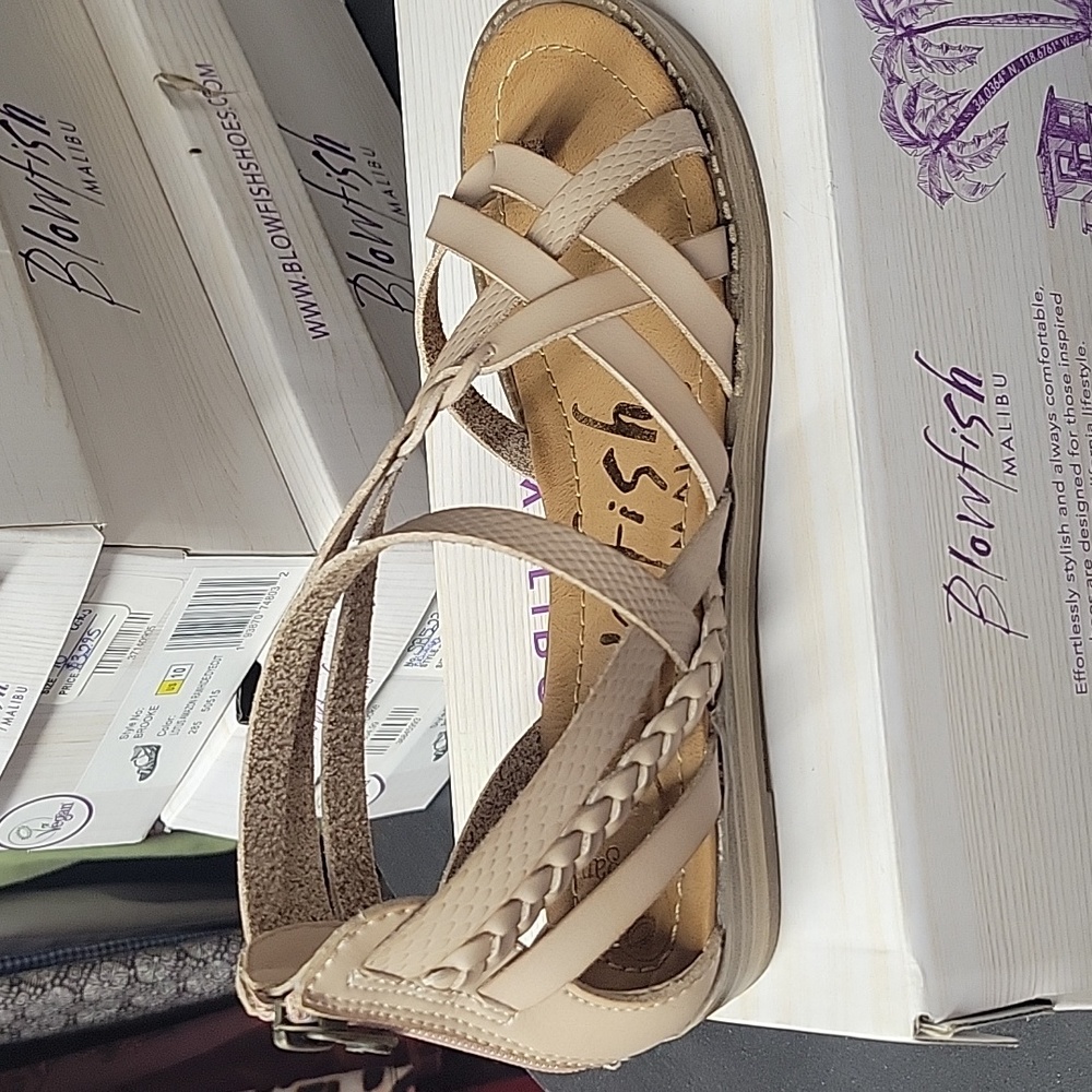 NEW BLOWFISH brooke sandal in lotus - Picture 2 of 5